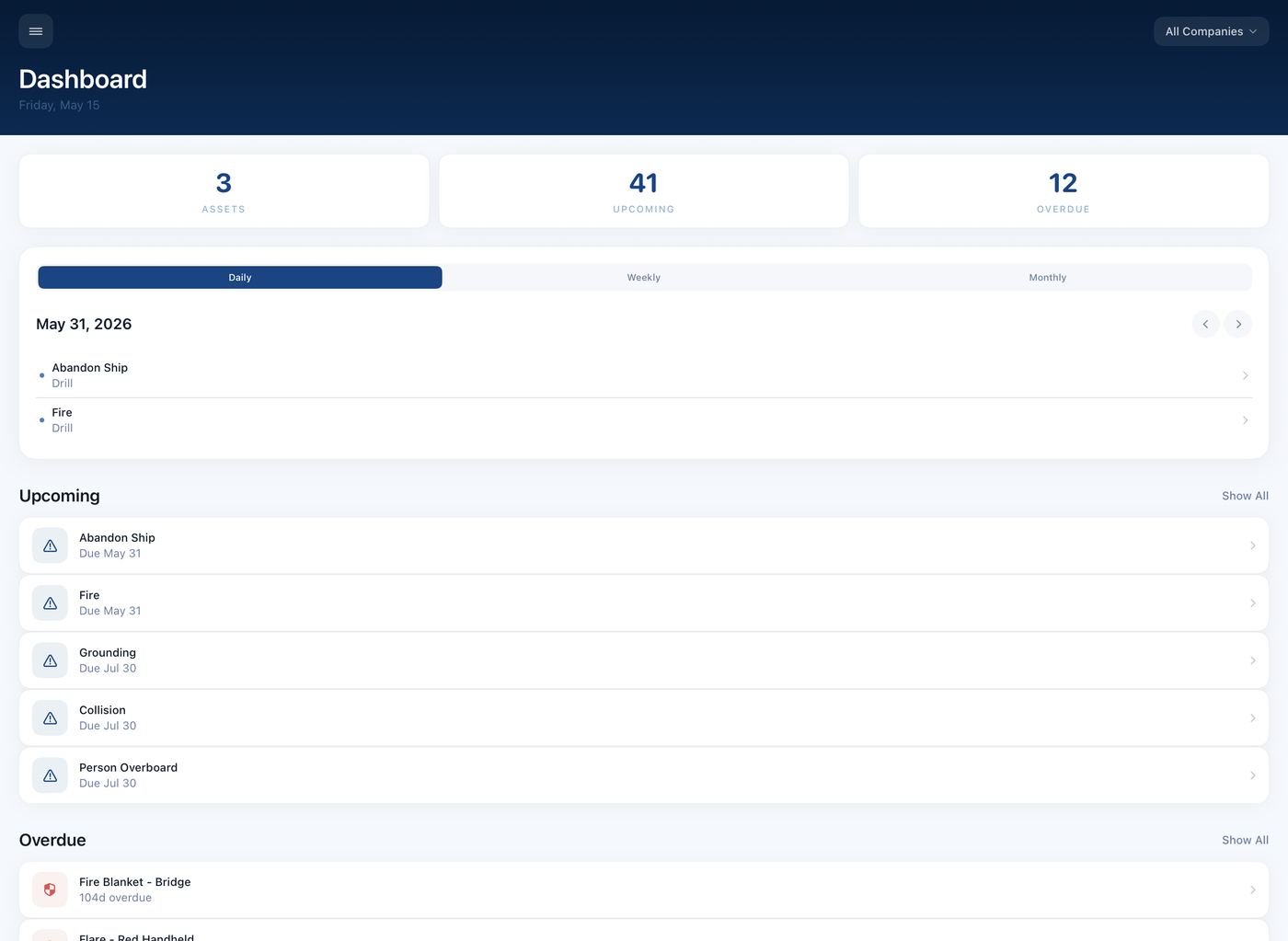HelmVue Dashboard